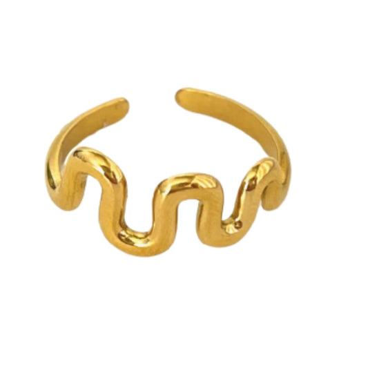 wave adjustable ring