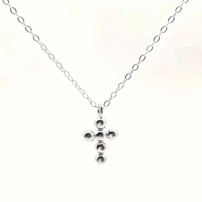 basic cross necklace