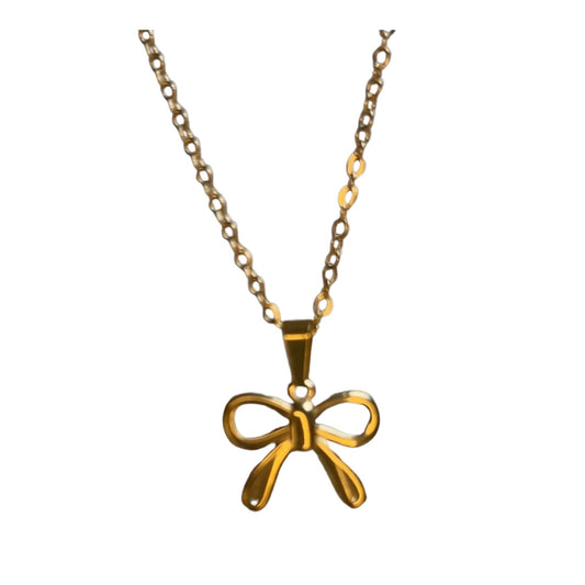 bow necklace